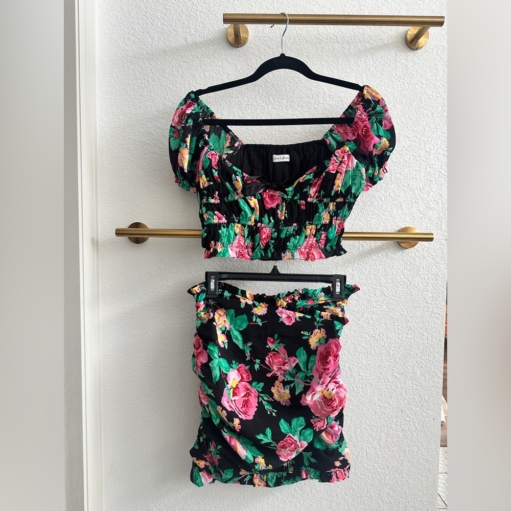 🍋 For Love and Lemons 🍋 Size S Matching 2-Piece Set